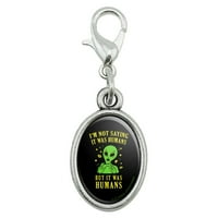 GRAPHICS /& MORE Wizard of Oz Scarecrow Character Antiqued Bracelet Pendant Zipper Pull Charm with Lobster Clasp